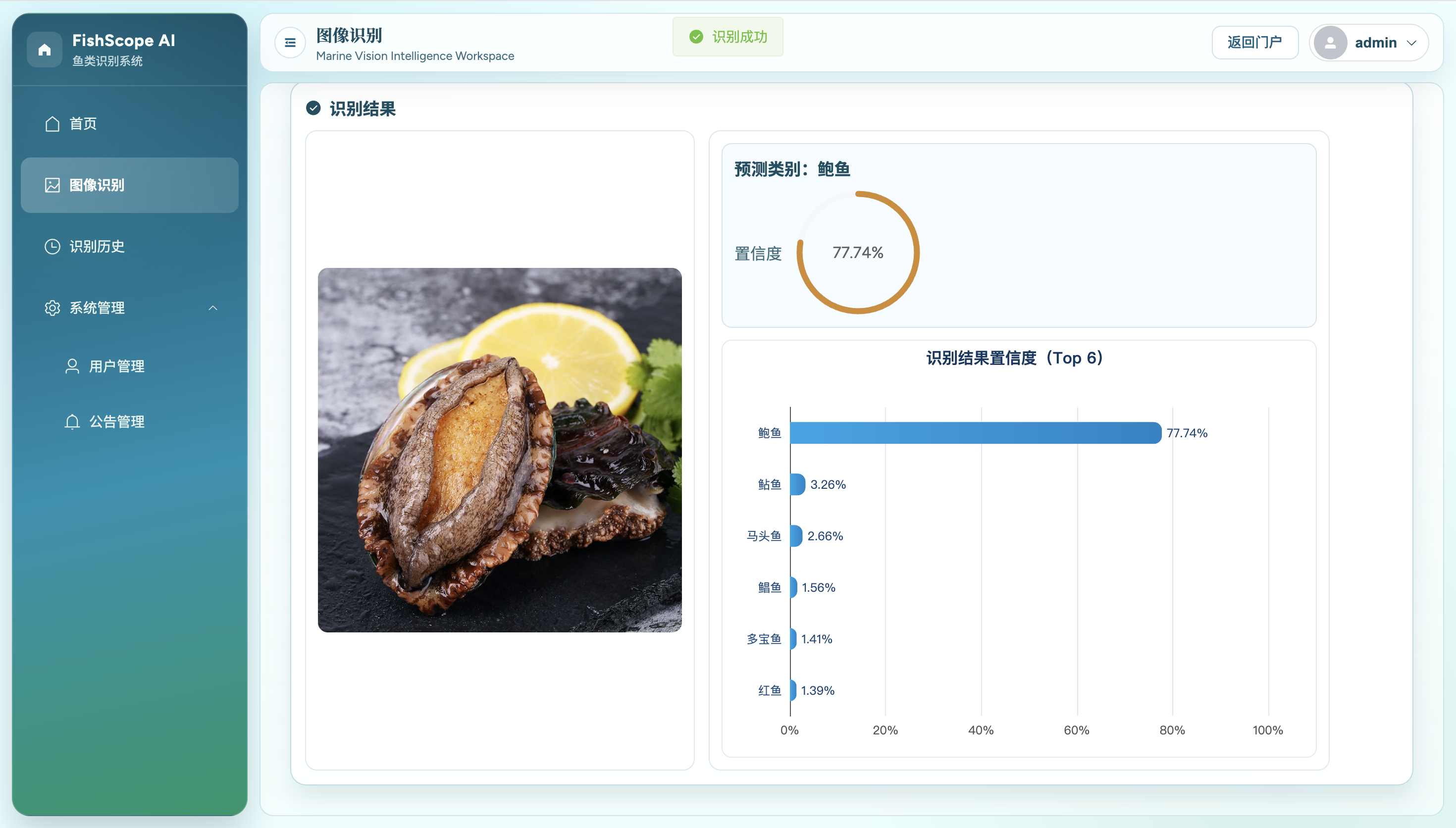 GitHub - molipy/fish-check: 基于深度学习的【鱼类识别】系统~2026原创+计算机毕设 · GitHub